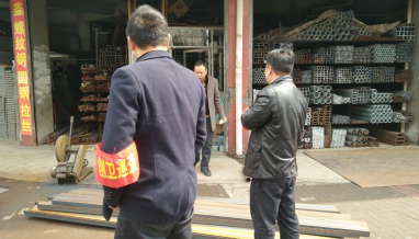 立信建設(shè)午間休息時間開展“創(chuàng)衛(wèi)巡查”工作