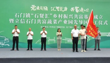 石門鎮(zhèn)立信石門共富蔬菜產(chǎn)業(yè)園先導(dǎo)區(qū)項目開工儀式圓滿舉行！